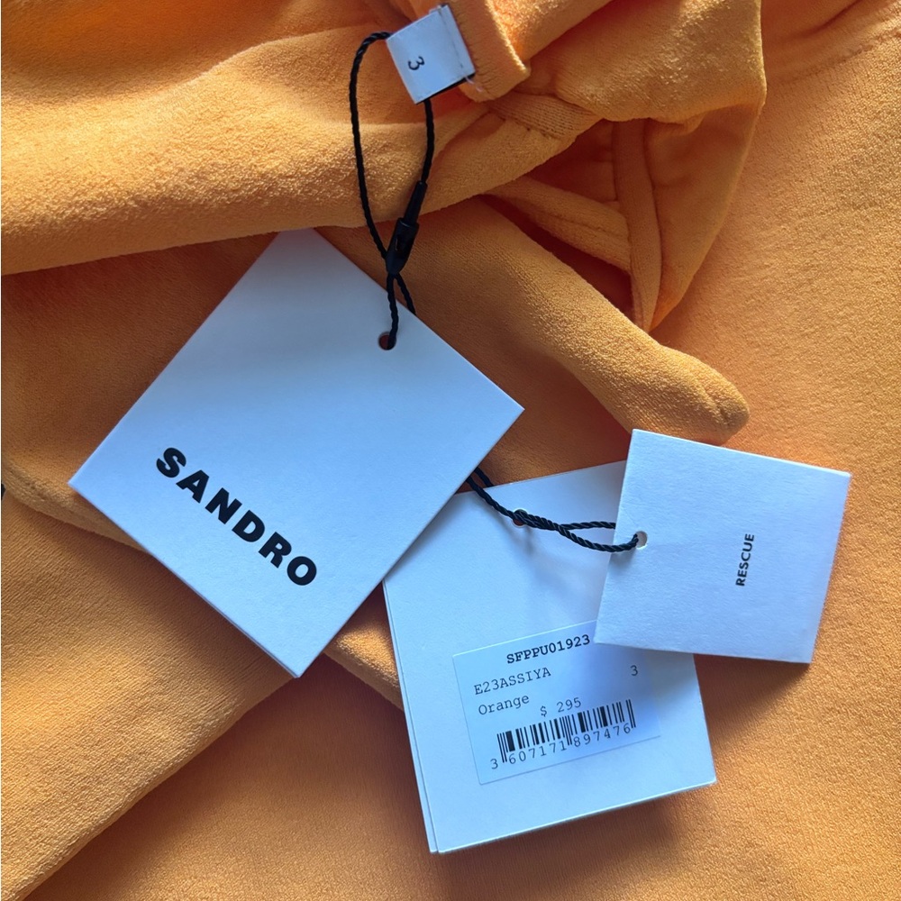 Sandro Yellow One-Piece Bodysuit 3 large New - Picture 5 of 7